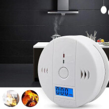 (2Pcs) 2pcs Digital Carbon Monoxide (co) Detector Alarm Battery Powered