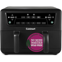Cuisinart XXL10.4L Air Fryer with 2 x 5.2L Drawers Air Fry, Roast, Grill, Bake, Dehydrate, Max Crisp, Keep Warm Dual Zones - cook 8+ portions