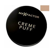 Max Factor Creme Puff 85 Light & Grey - High-coverage Powder Foundation with Matte Finish & Subtle Glow