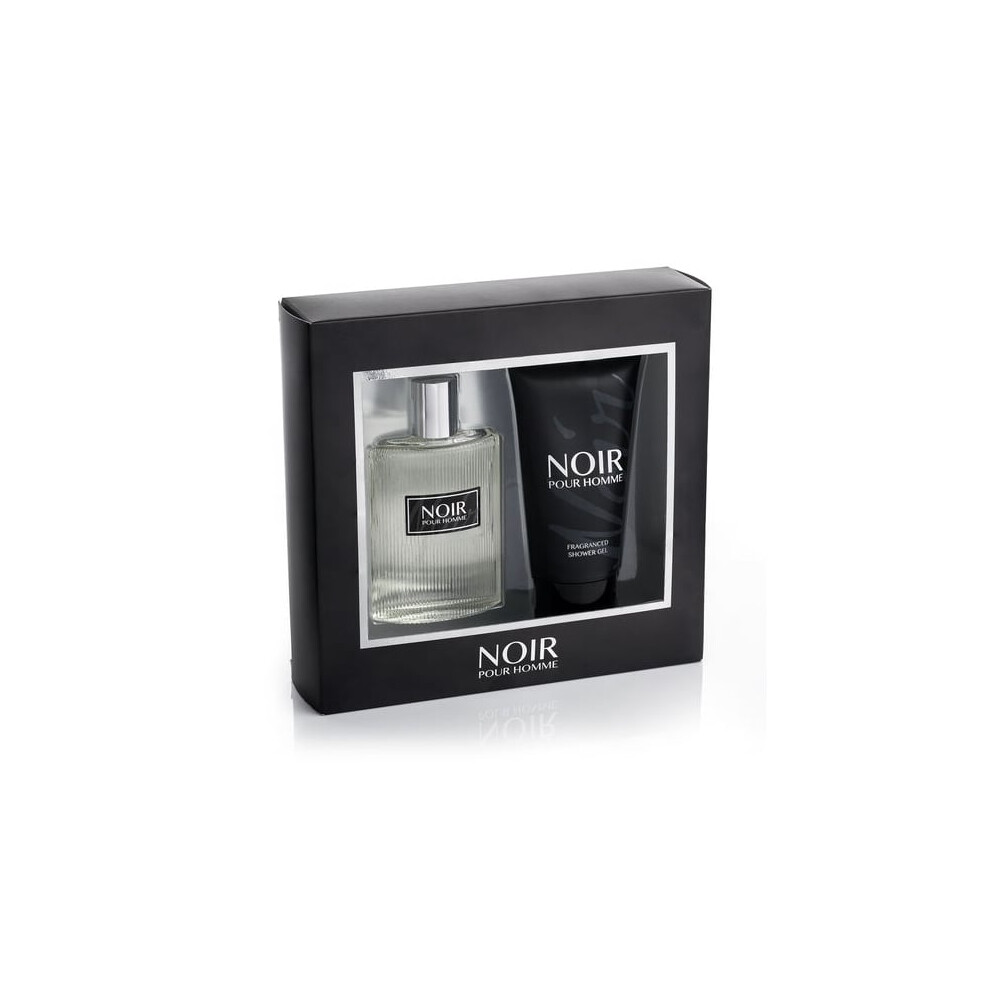 Prism Noir Pour Homme Gift Set 100ml EDT Spray + 150ml Shower Gel