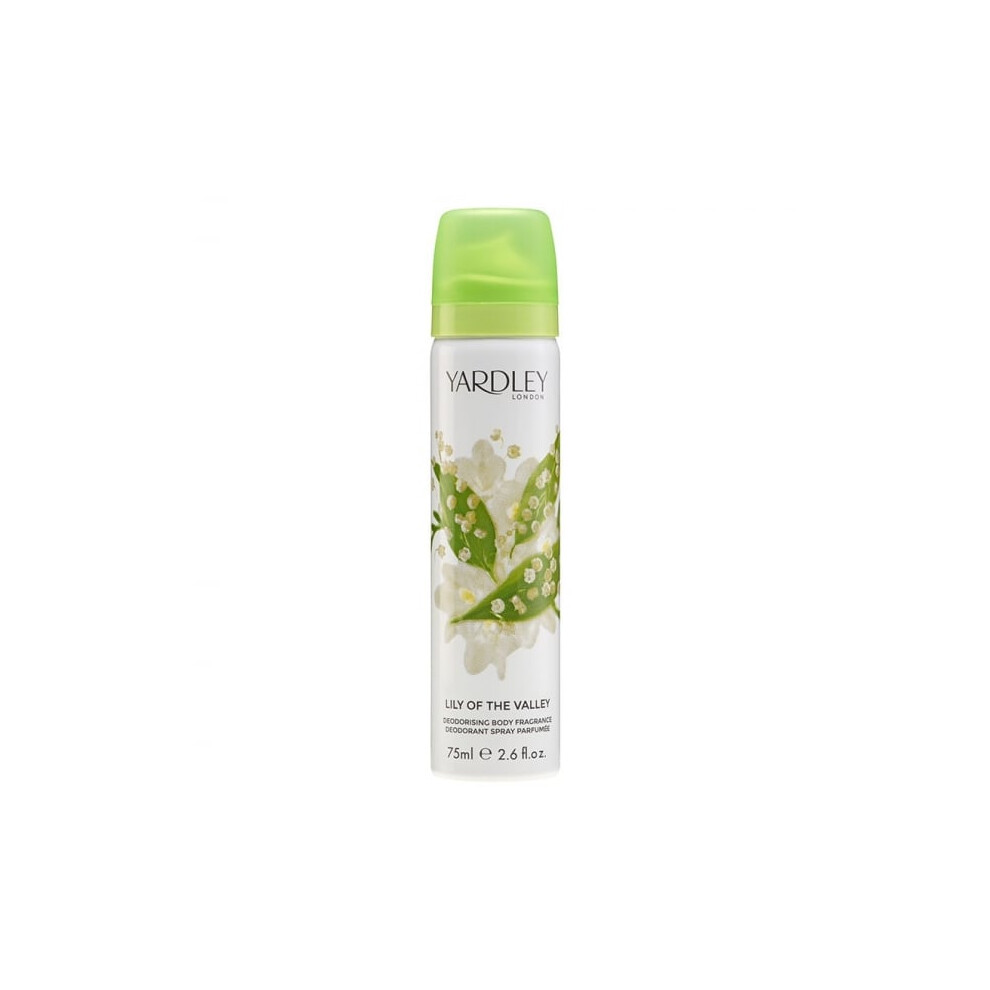 Yardley Light Lily Of The Valley Body Spray 75Ml