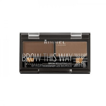 Kit Wenkbrauwen - RIMMEL - Brow This Way 002 - Poeder - Bruin - Tint 002