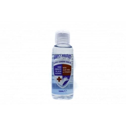 Simply Protect Alcohol Cleansing Hand Gel 58ml