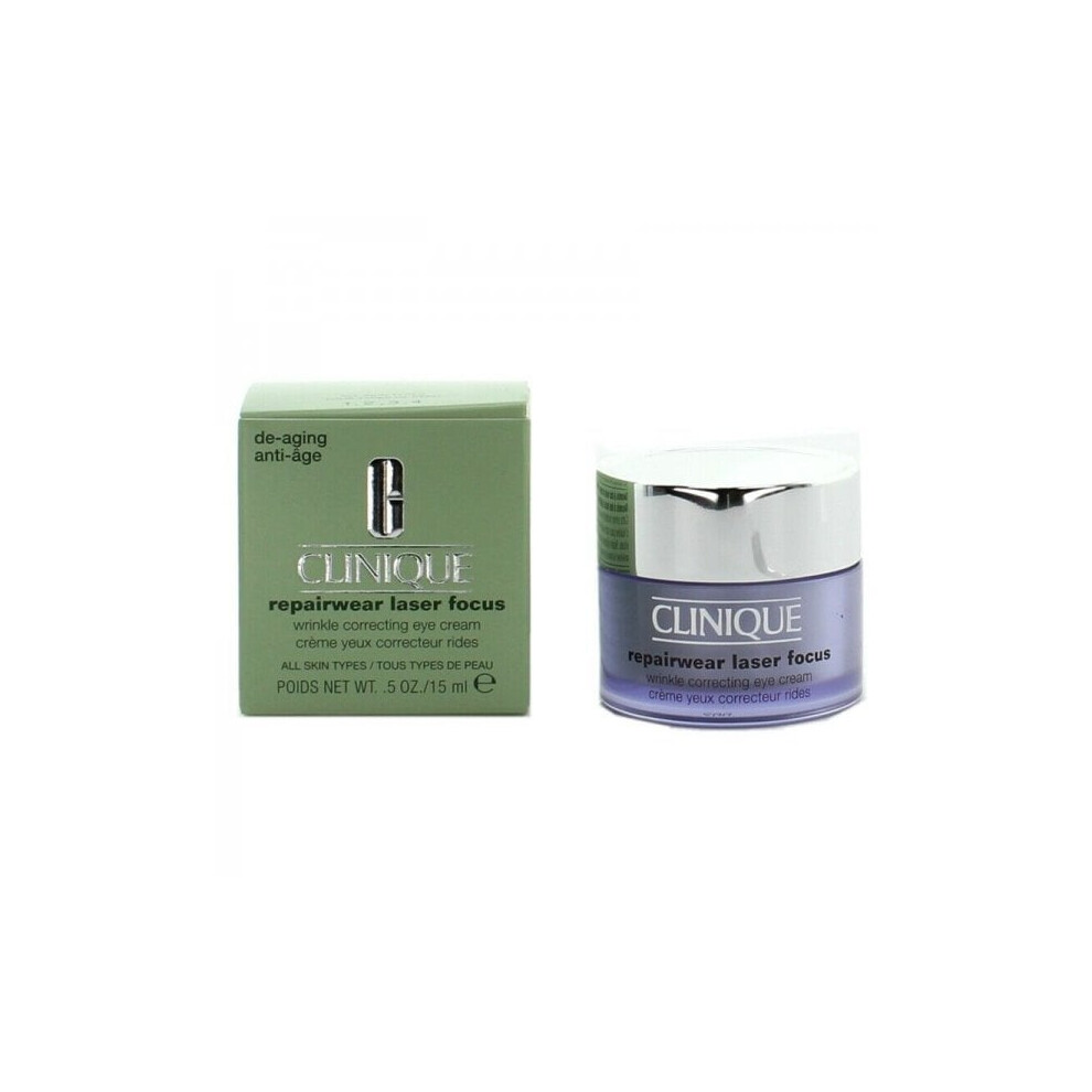 Clinique Repairwear Eye Cream Laser Focus Wrinkle Correcting 15ml