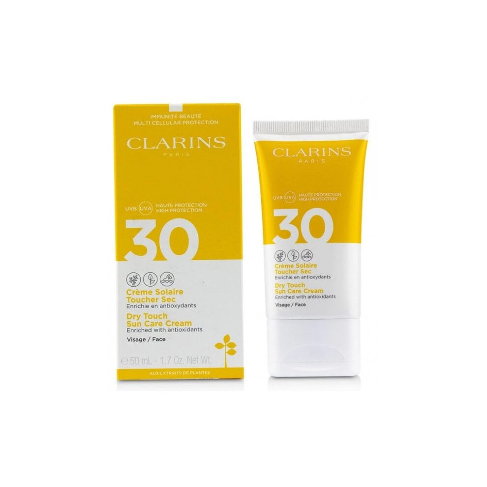 Clarins Dry Touch Sun Care Cream SPF30 Face 50ml