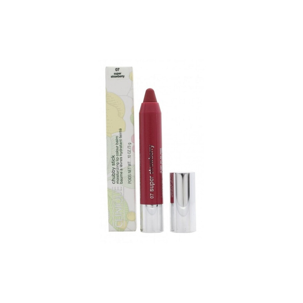 Clinique Chubby Stick Moisturising Lip Colour Balm 3G - 07 Super Strawberry