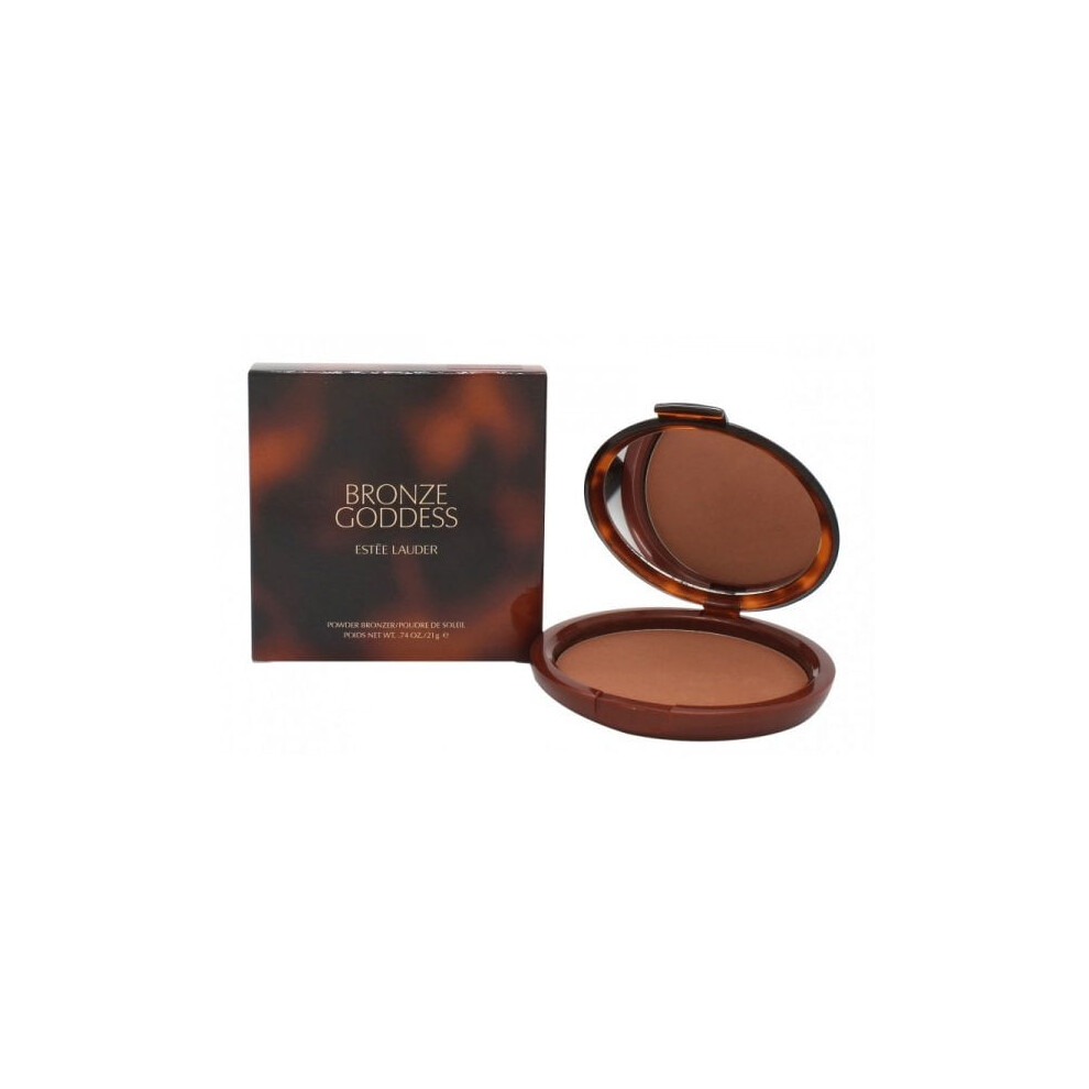Estee Lauder Bronze Goddess Bronzer 02 Medium – Oil-Control Powder, 21g, Endless Summer Glow