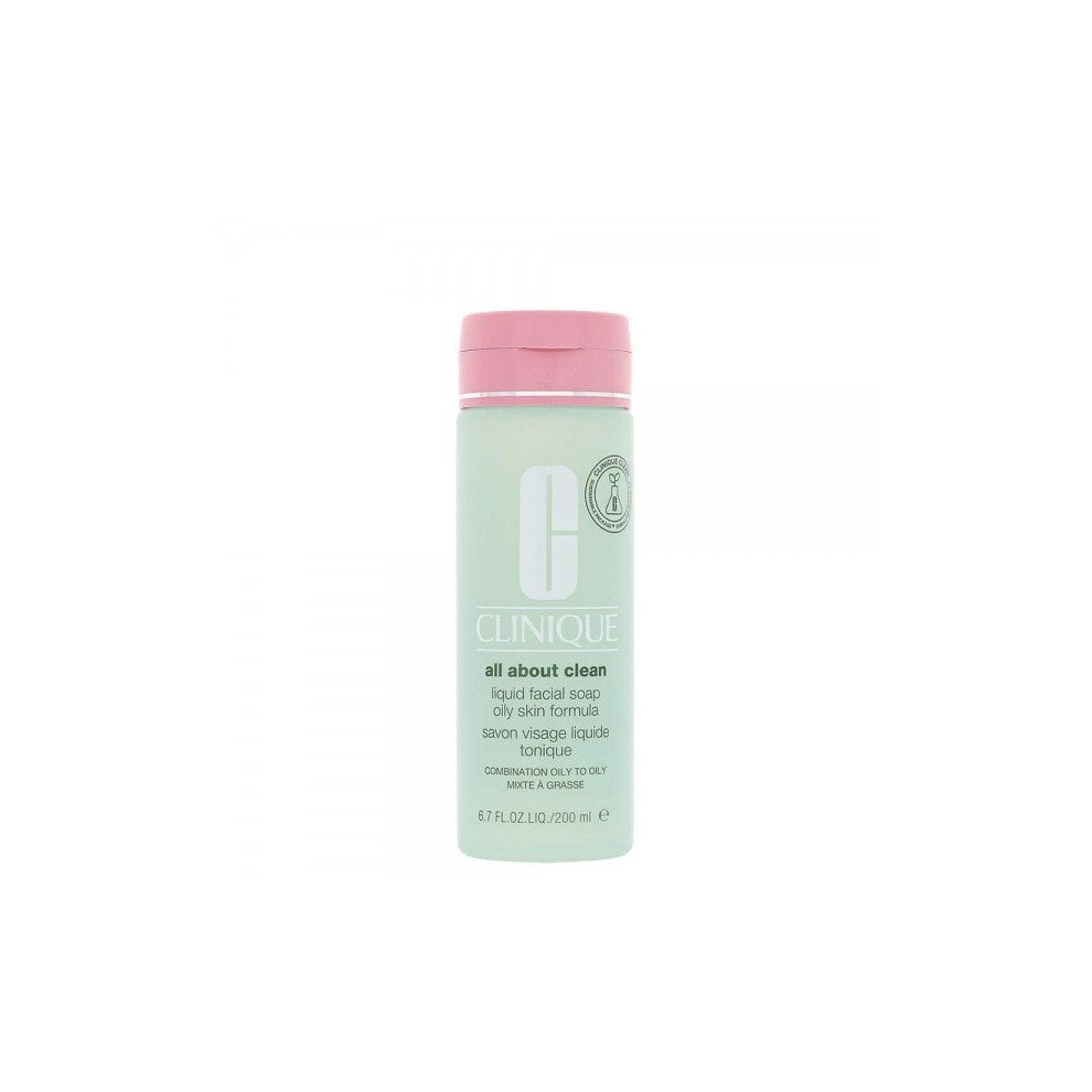 Clinique Cleansing Range Liquid Facial Soap 200ml (Oily Skin)