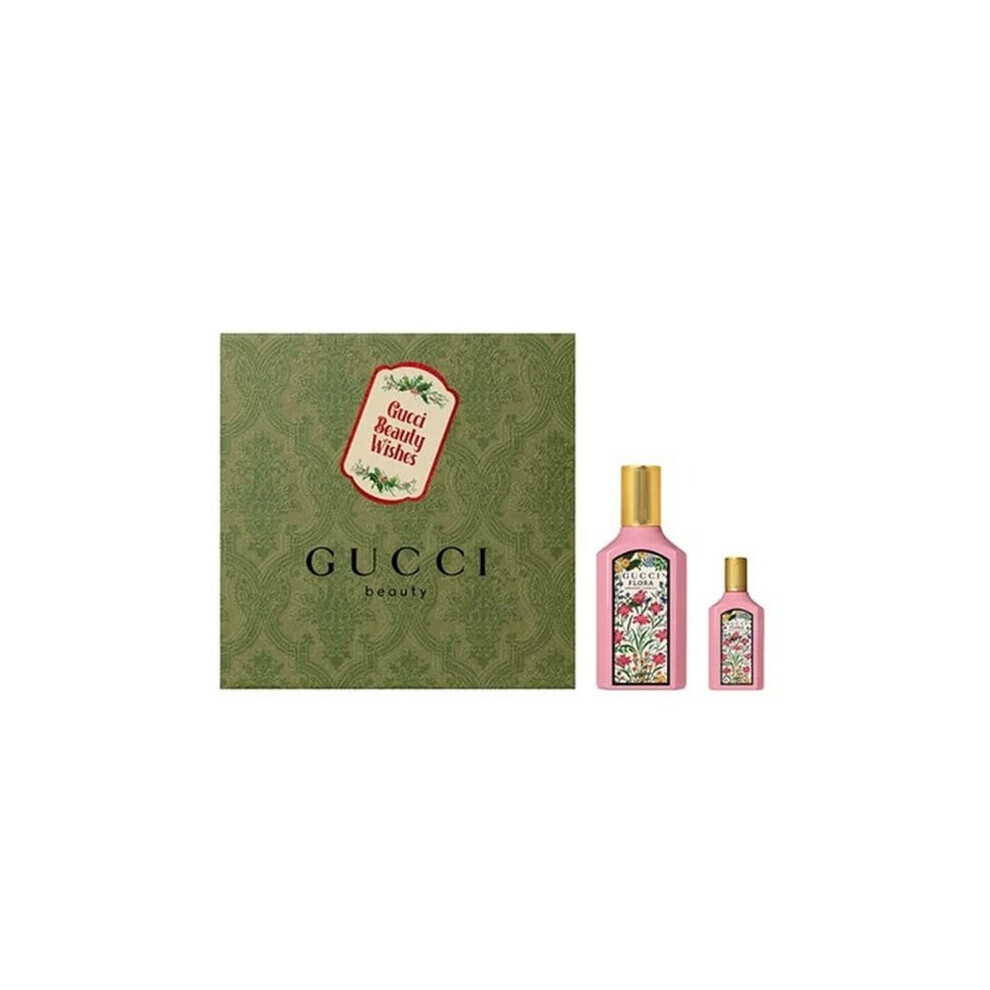 Gucci Flora Gorgeous Gardenia Gift Set 50ml EDP Spray + 10ml EDP Spray