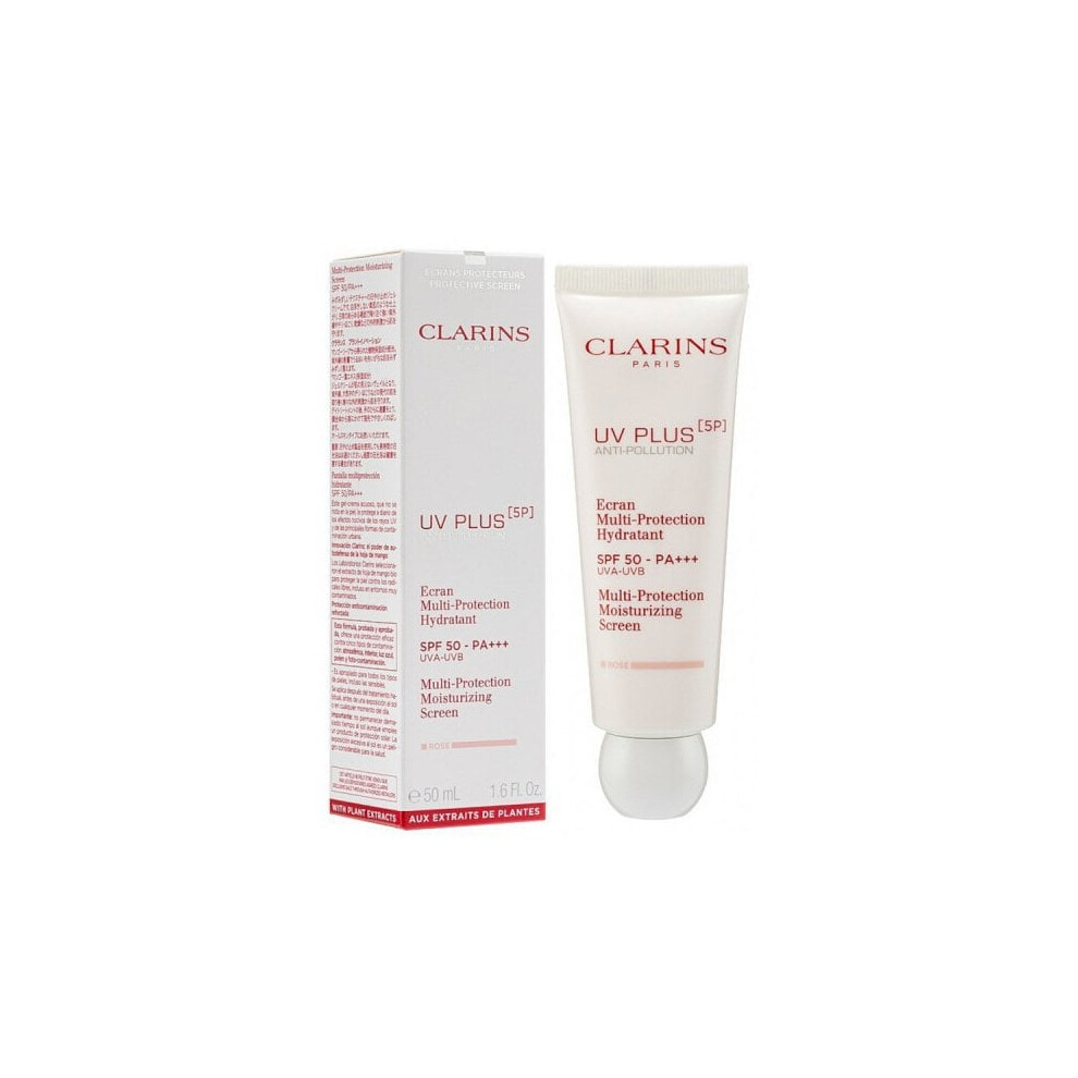 Clarins UV Plus Anti-Pollution Day Screen Multi-Protection Rose 50ml