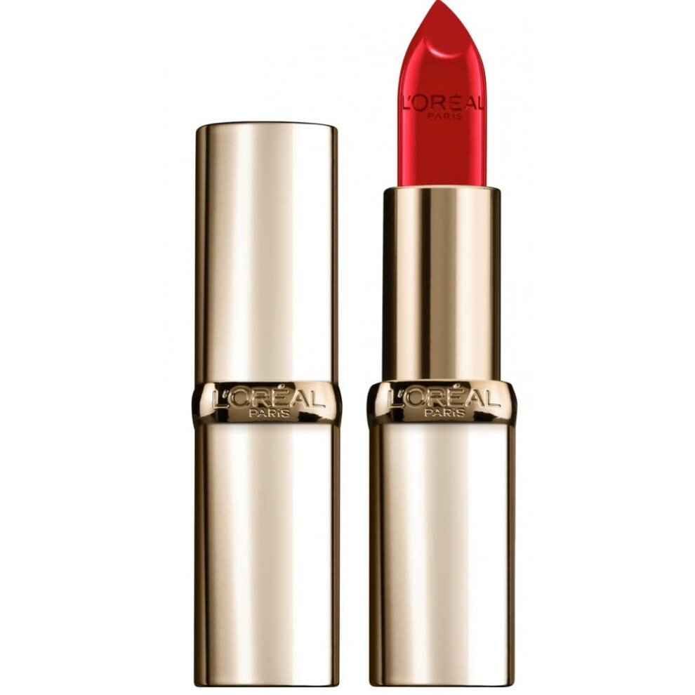New L’oréal Paris L'oréal Color Riche Lipstick 377 Perfect - Rich Pigment, Hydrating Formula, Long-Lasting Satin Finish Red