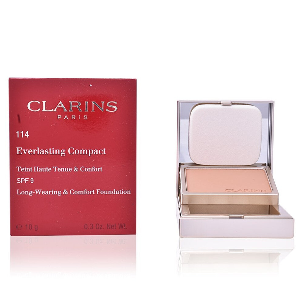 Clarins Everlasting Compact Foundation SPF9 10G - 114 Cappuccino