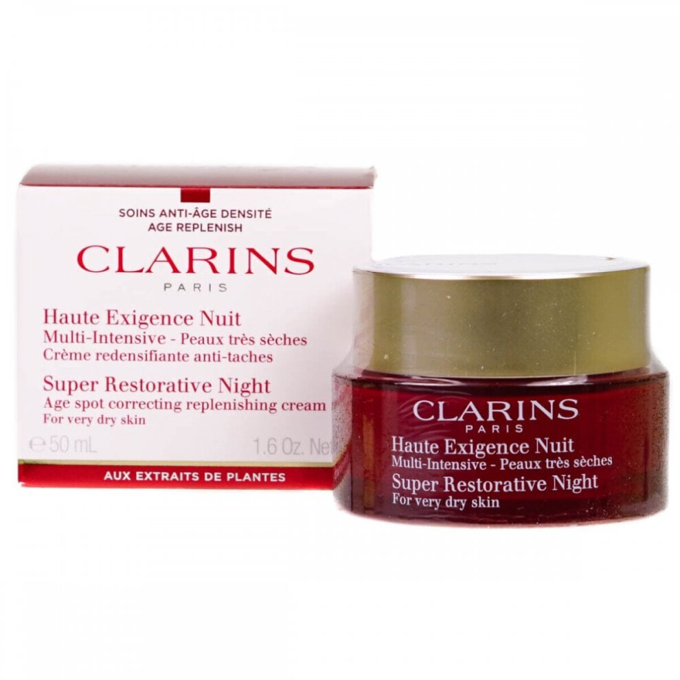 Clarins Super Restorative Night 50Ml (For Dry Skin) Cream