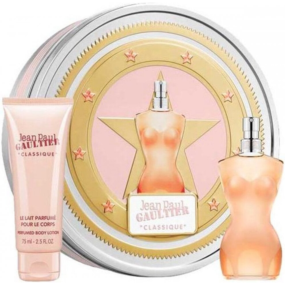 JPG Classique Gift Set 50ml EDT Spray + 75ml Body Lotion