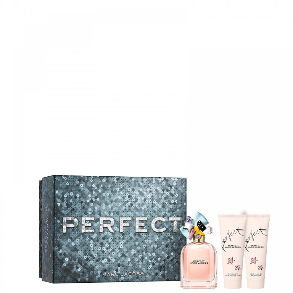 Marc Jacobs Perfect 100ml EDP Spray + SG 75ml + BL 75ml