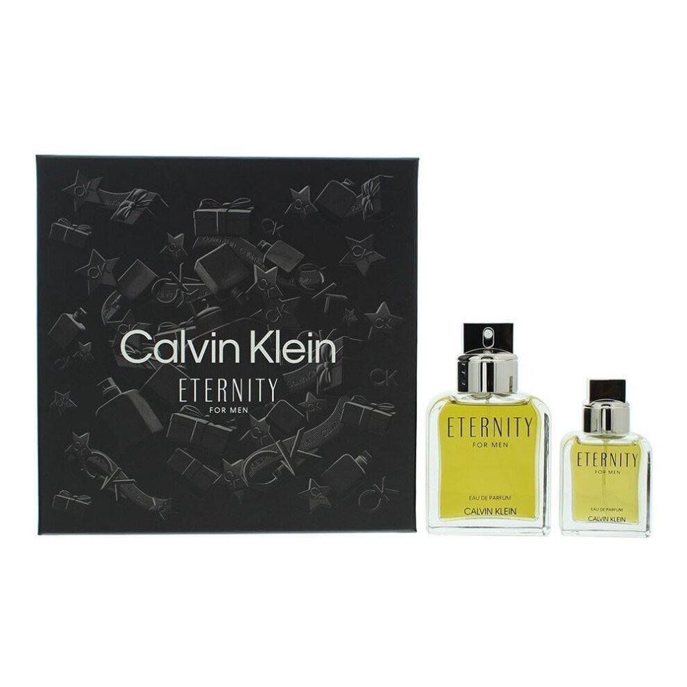 Calvin Klein Eternity For Men Gift Set 100ml EDP Spray + 30ml EDP Spray