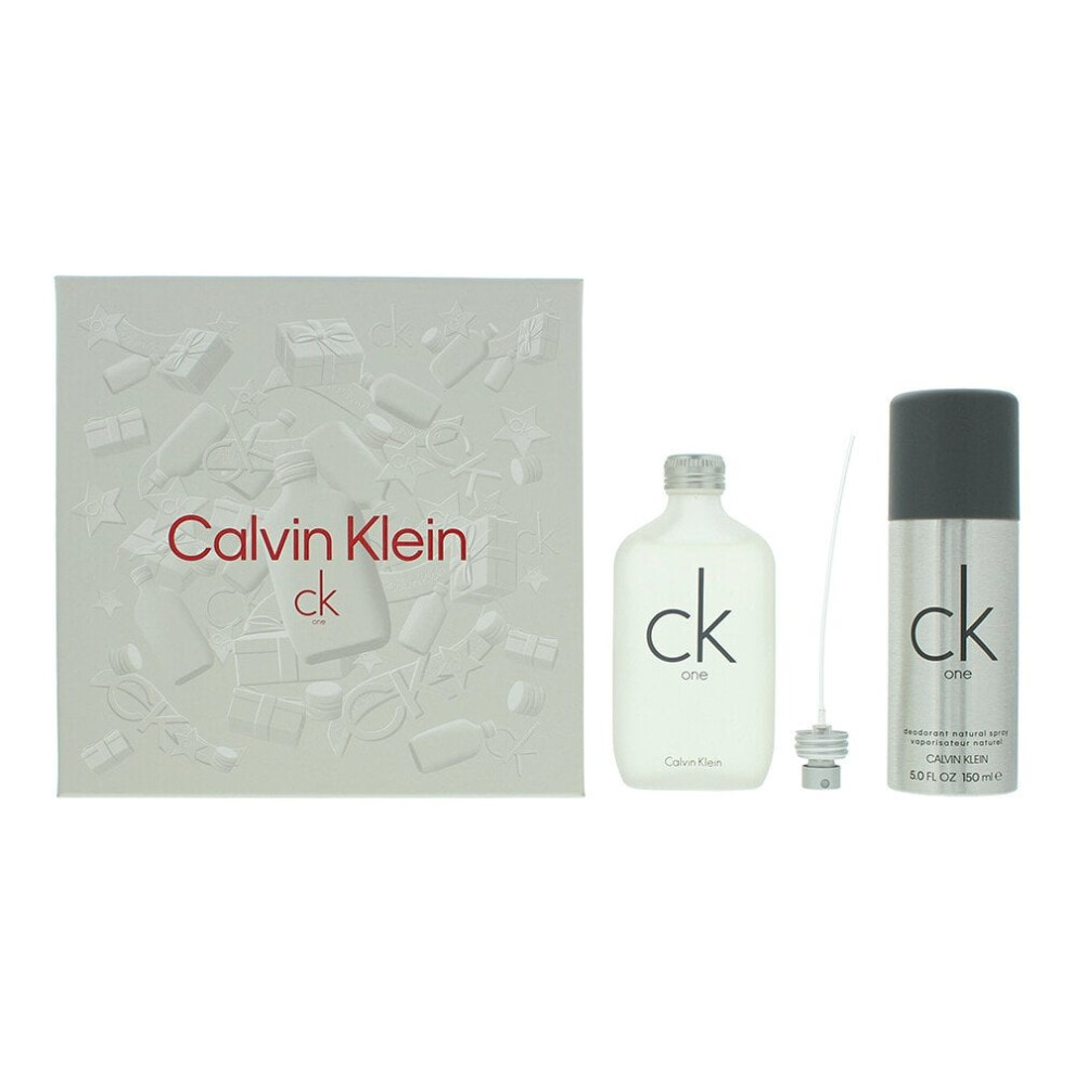 Calvin Klein Ck One Gift Set EDT 100ml + Deodorant Spray 150ml
