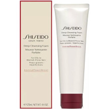 Shiseido Deep Cleansing Foam - 125 ml - Puhdistaa syv lt ja poistaa ep puhtauksia raikkaan ja pehme n lopputuloksen saavuttamiseksi - Rasvoittuv