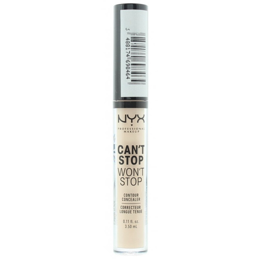 NYX Can't Stop Won't Stop 24H Concealer 3.5ml - Light Ivory