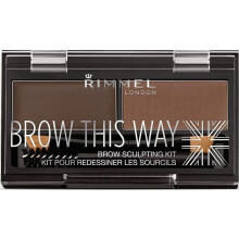 Lidschatten - RIMMEL - Brow This Way 003 - Braun - Augenbrauen-Set - Farbton 003