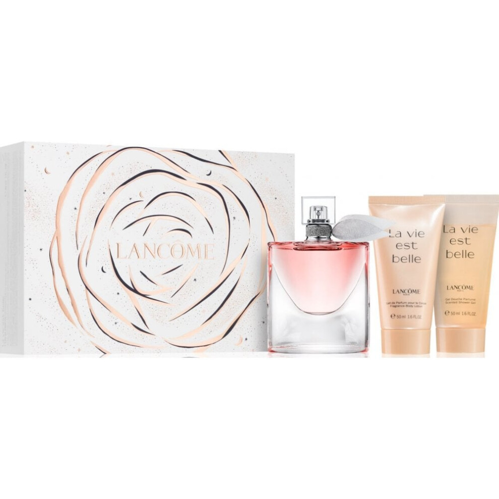 Lancome La Vie Est Belle 30ml EDP Spray + Body Lotion 50ml + Shower Gel 50ml