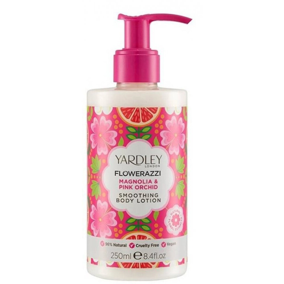 Yardley Flowerazzi Magnolia & Pink Orchid Body Lotion 250ml