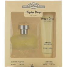 Designer French Collection Happy Days Gift Set 100ml EDP Spray + Body Lotion 90ml