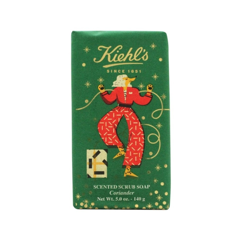 Kiehls Scented Scrub Bar Soap Coriander 140G