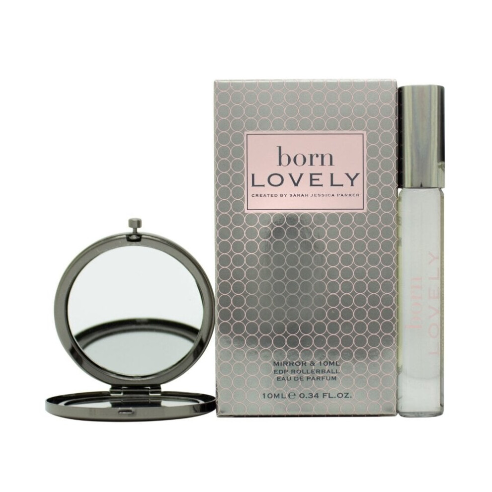 Sarah Jessica Parker Born Lovely Rollerball Gift Set 10Ml Edp + Mirror