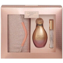 Eau De Parfum, Sarah Jessica Parker, For Women, 100 ml + Lovely You, Eau De Parfum, For Women, 10 ml + Lovely You, Textile Handbag, Badge Holder, Rose