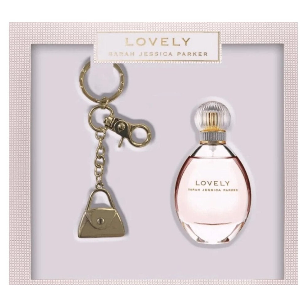Sarah Jessica Parker Lovely Gift Set 30ml EDP Spray + Gold Shoe Key Ring