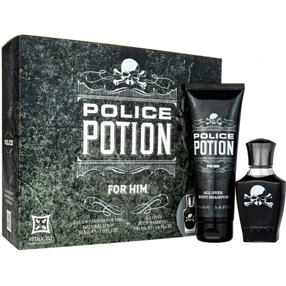 Police Potion For Him Gift Set 30ml EDP Spray + Shower Gel 100ml-image-OPC-PCY56XB-NEW