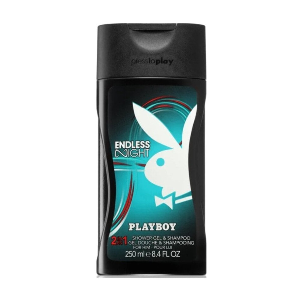 Playboy Endless Night Shower Gel & Shampoo 250ml