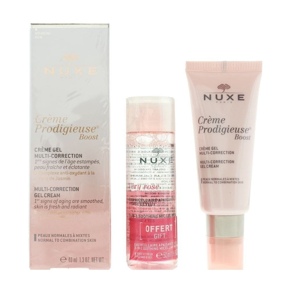 Nuxe Cream Crème Prodigieuse Boost Multi-Correction Gel 40Ml With Very Rose Soothing Micellar Water 3In1 40Ml - Image 8