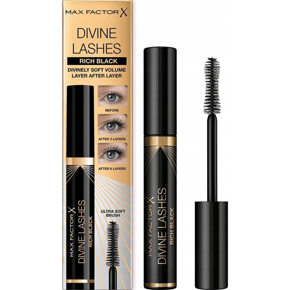 Max Factor Divine Lashes Mascara 8ml - 001 Rich Black