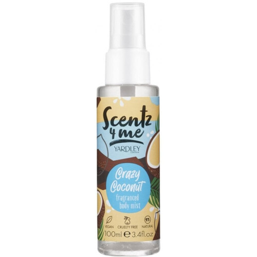 Yardley Yardley Scentz 4 Me Body Mist Crazy Coconut 100ml