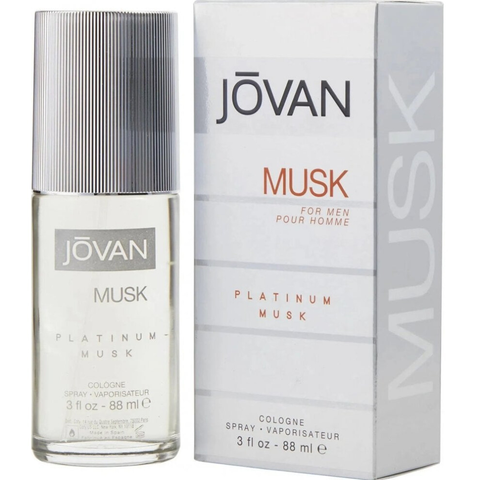 Jovan Platinum Musk for Men EDC 88ml Spray