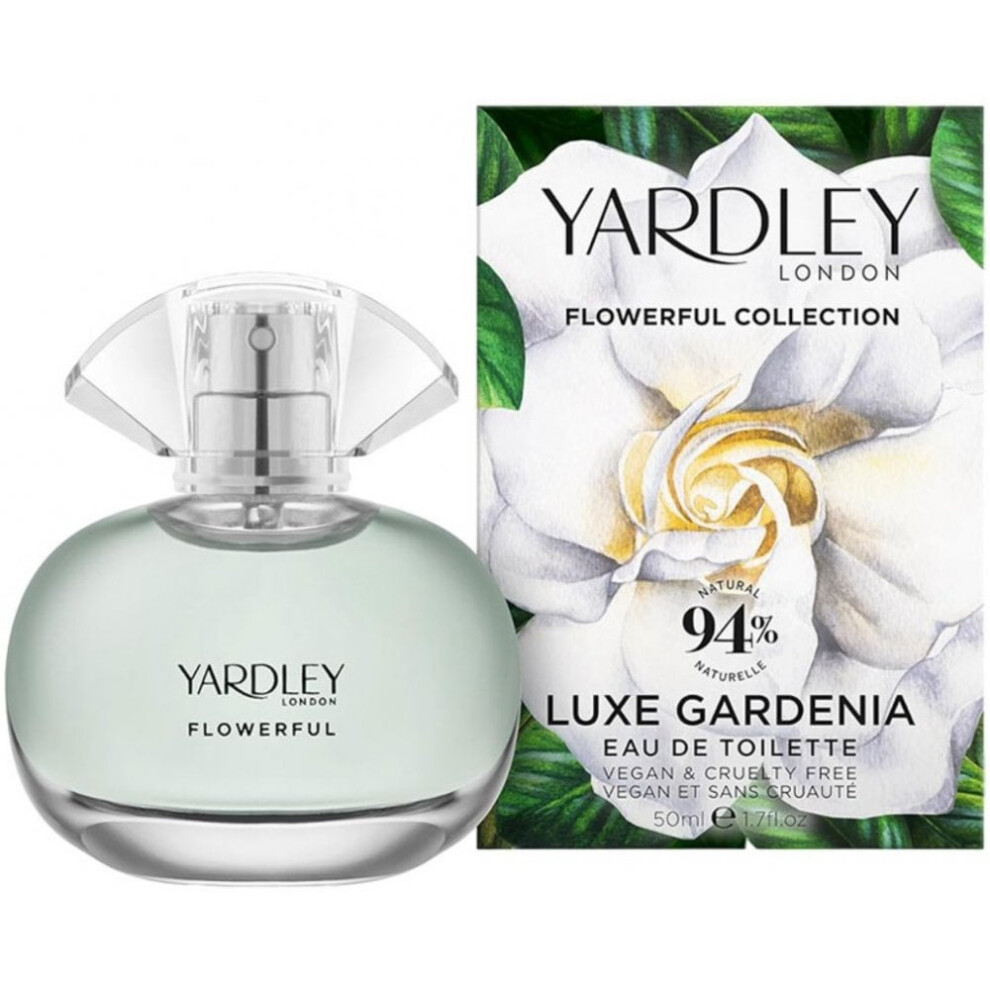 Yardley Luxe Gardenia 50ml EDT Spray