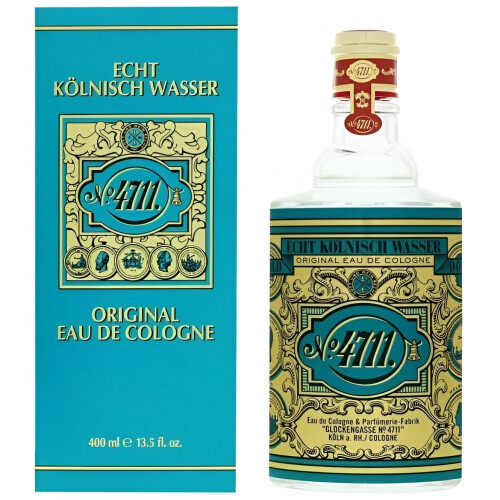 Muelhens 4711 EDC Splash 400ml - Timeless Unisex Citrus Floral Herbal Cologne for Everyday Freshness