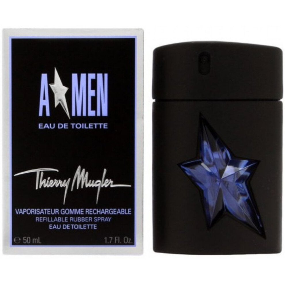 Thierry Mugler Angel Men 50ml EDT Spray In Rubber Flask