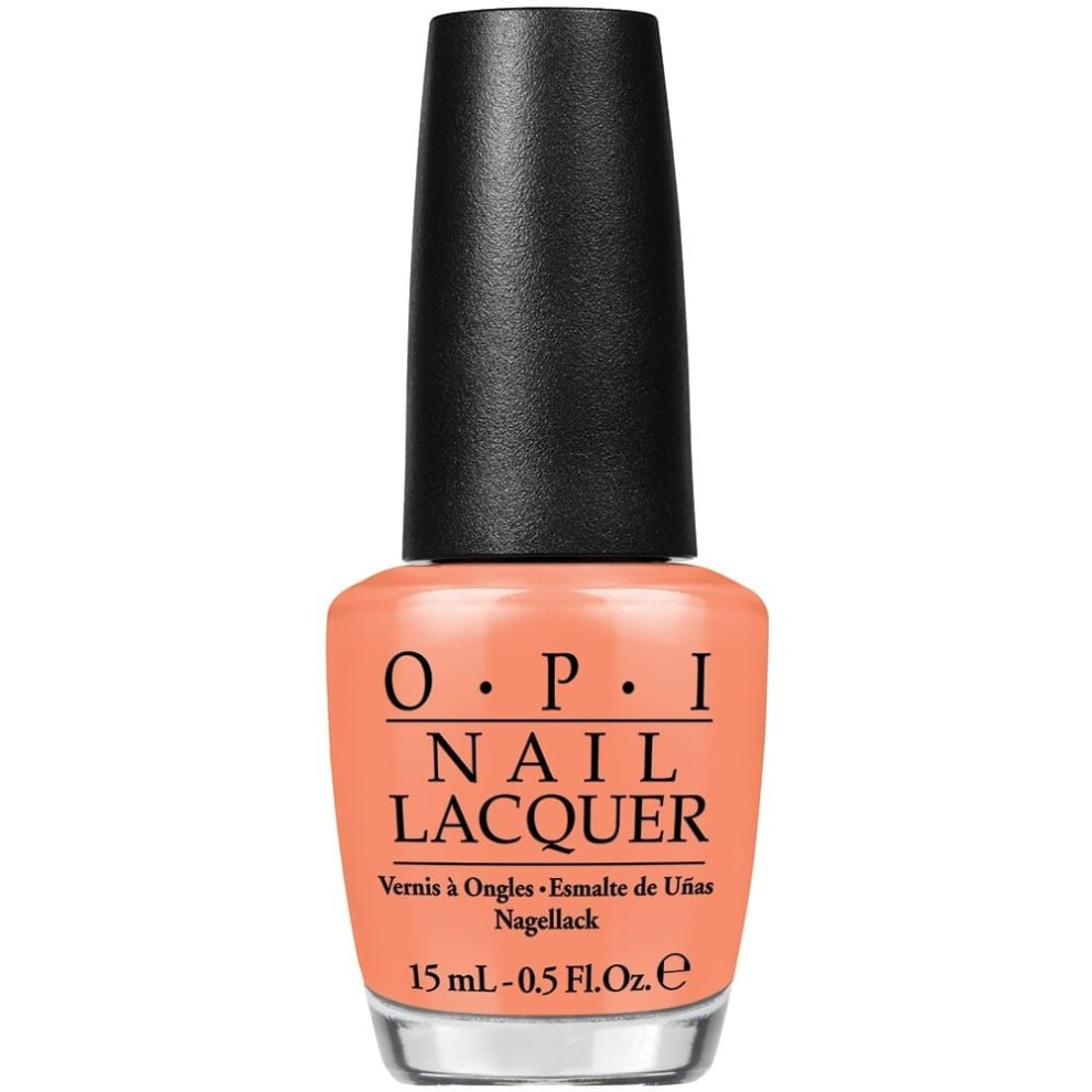 Opi Nail Lacquer Nail Polish 15ml - Is Mai Tai Crooked?