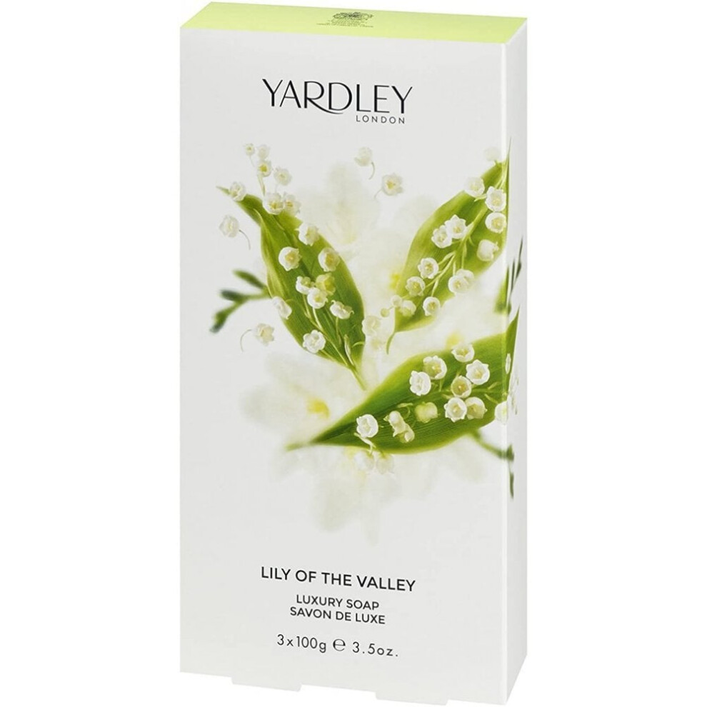 Yardley Lily Of The Valley Luxury Soap 3 X 100G