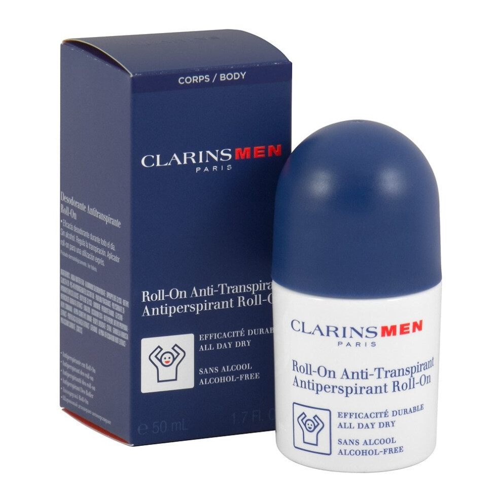 Clarins Men Anti Perspirant Deodorant Roll On 50Ml