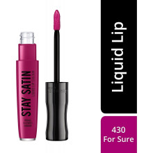 Rimmel Stay Satin Liquid Lip Colour Lipstick 5.5ml - 430 For Sure