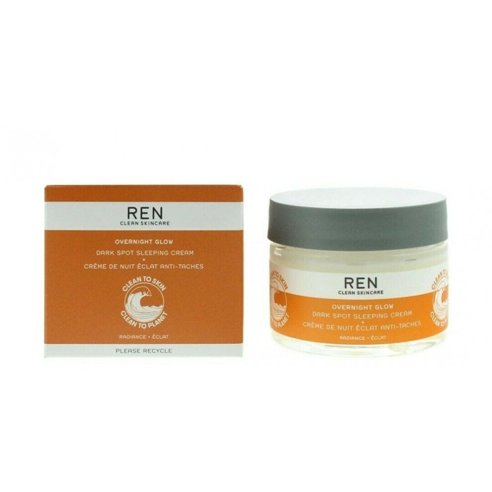 Ren Clean Skincare Overnight Glow Dark Spot Sleeping Cream 50ml