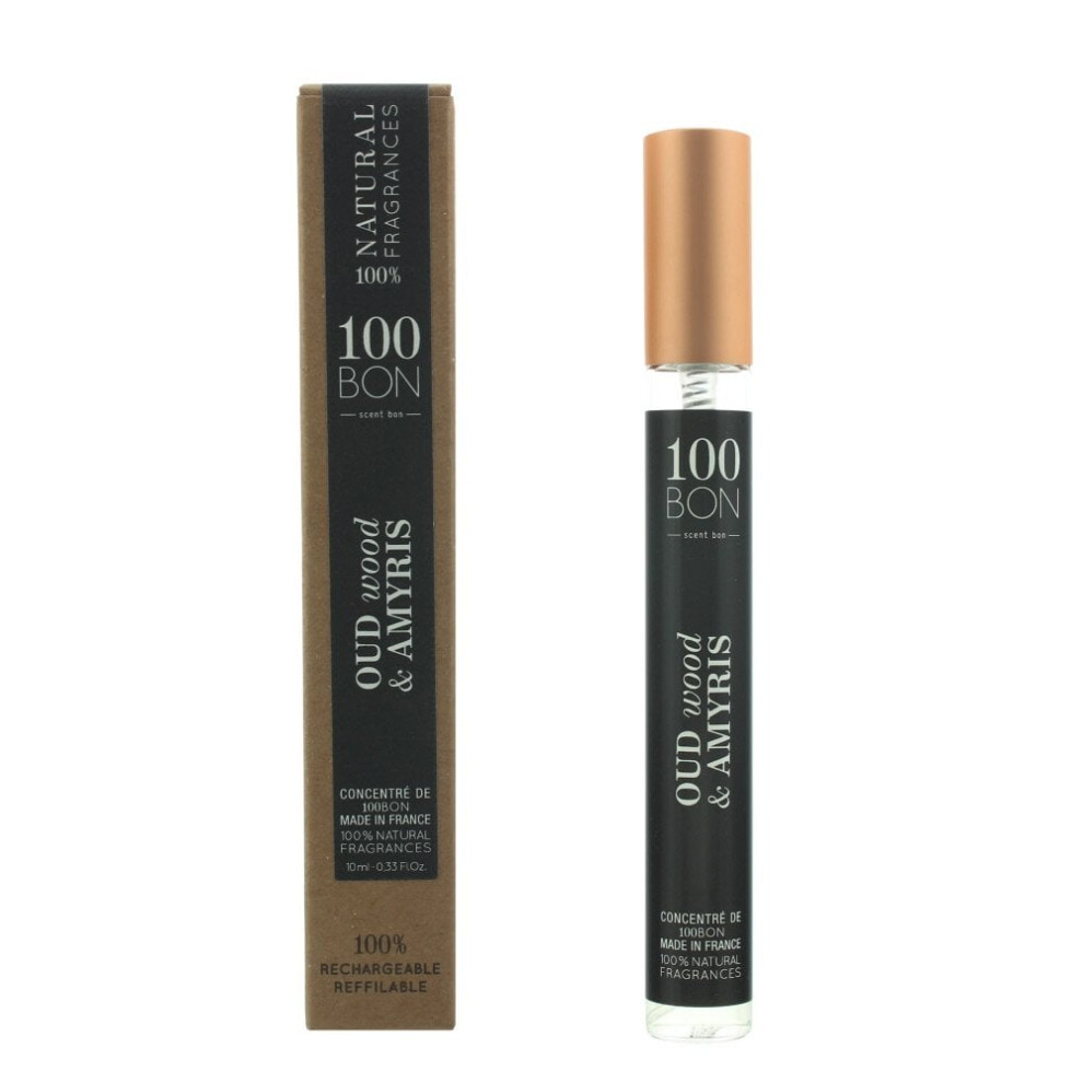 100Bon Amber/Peach Oud Wood And Amyris Concentre Refillable 10Ml Edp Spray