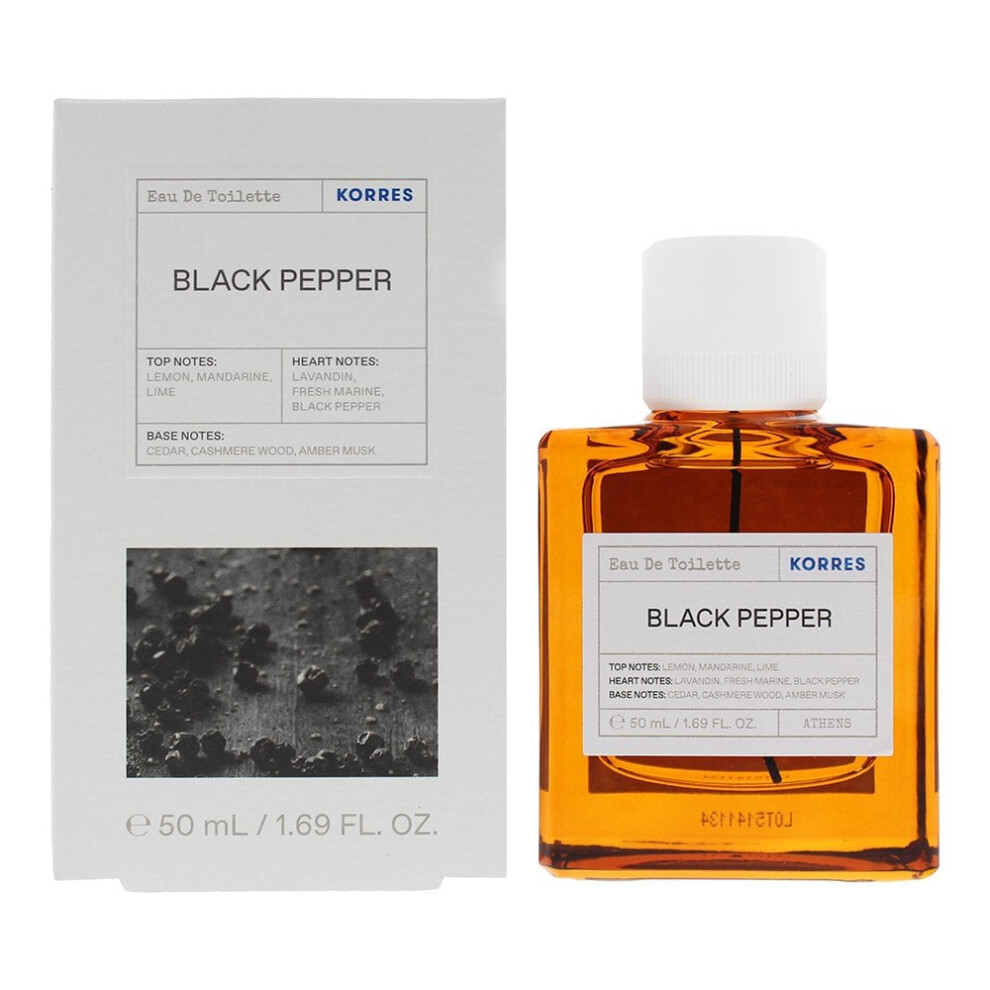 Korres Black Pepper 50ml EDT Spray