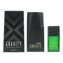 Coty Gravity Gift Set 100ml Dark Gravity EDC + 30ml Defy Gravity EDC