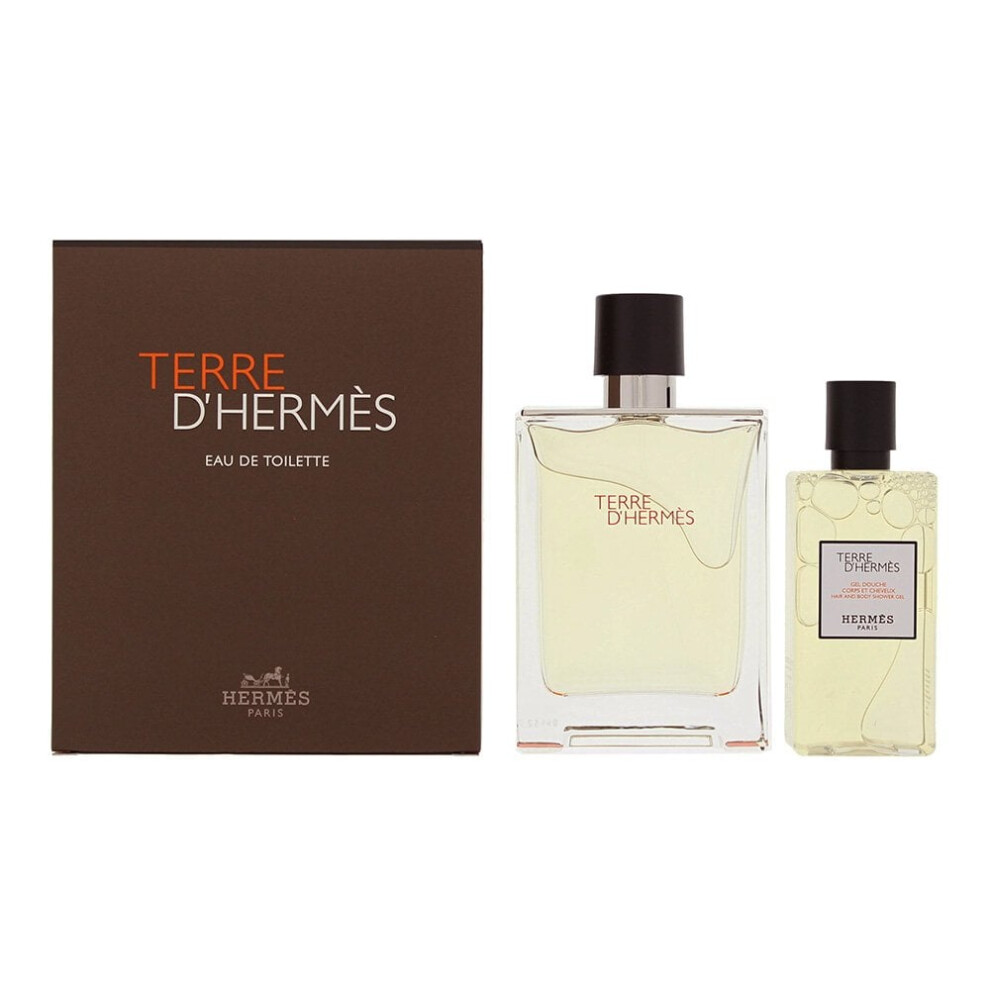 Hermes Terre Dhermes Gift Set EDT 100ml + Shower Gel 80ml