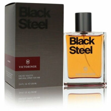Swiss Army Black Steel Men 3.4 oz EDT Spray